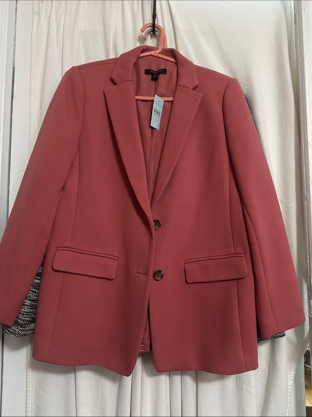 Tailored peach Blazer Jacket - Classic Two-Button Blazer